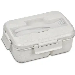Okiyo Ranchi Wheat Straw Lunch Box Closed